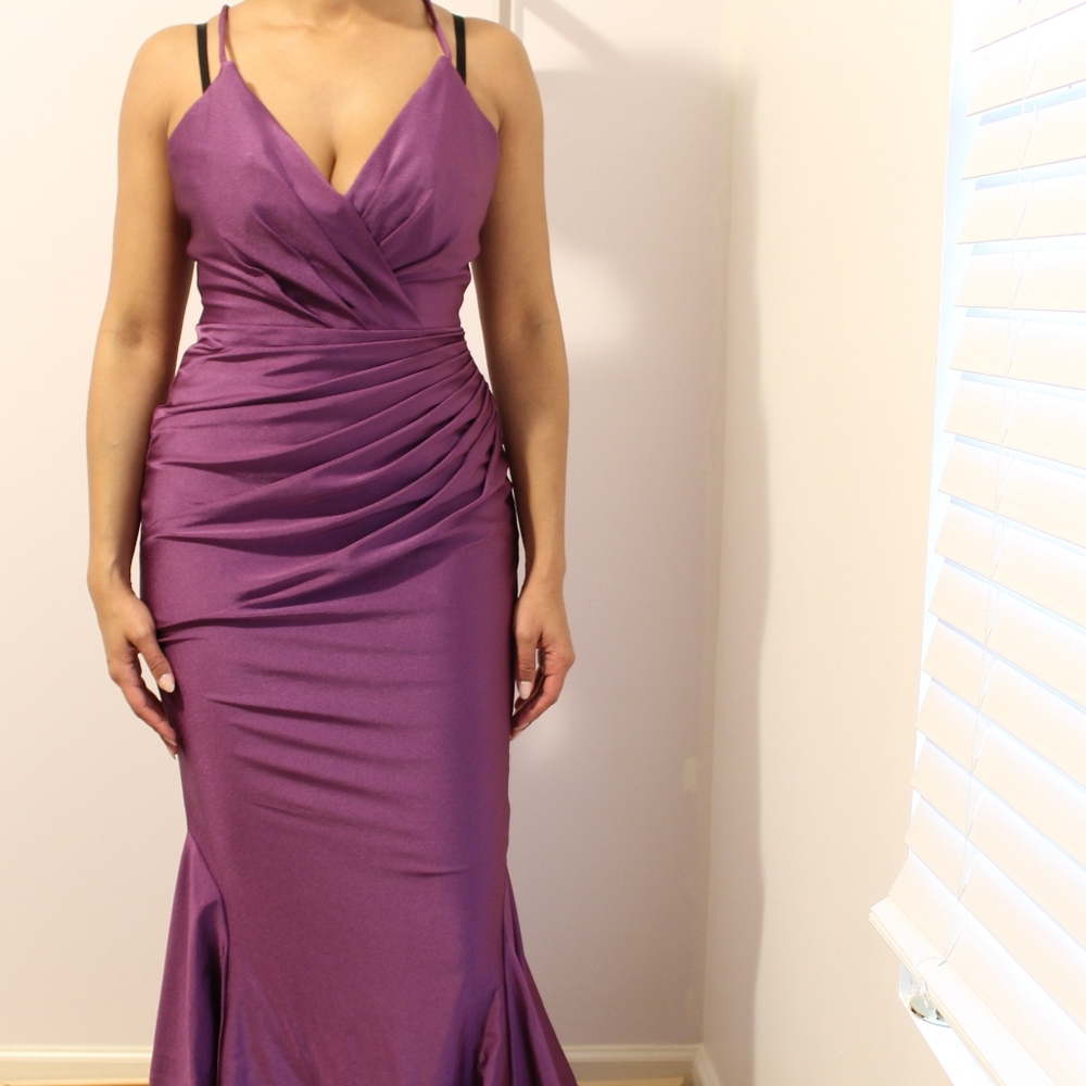 Royal Purple Gown